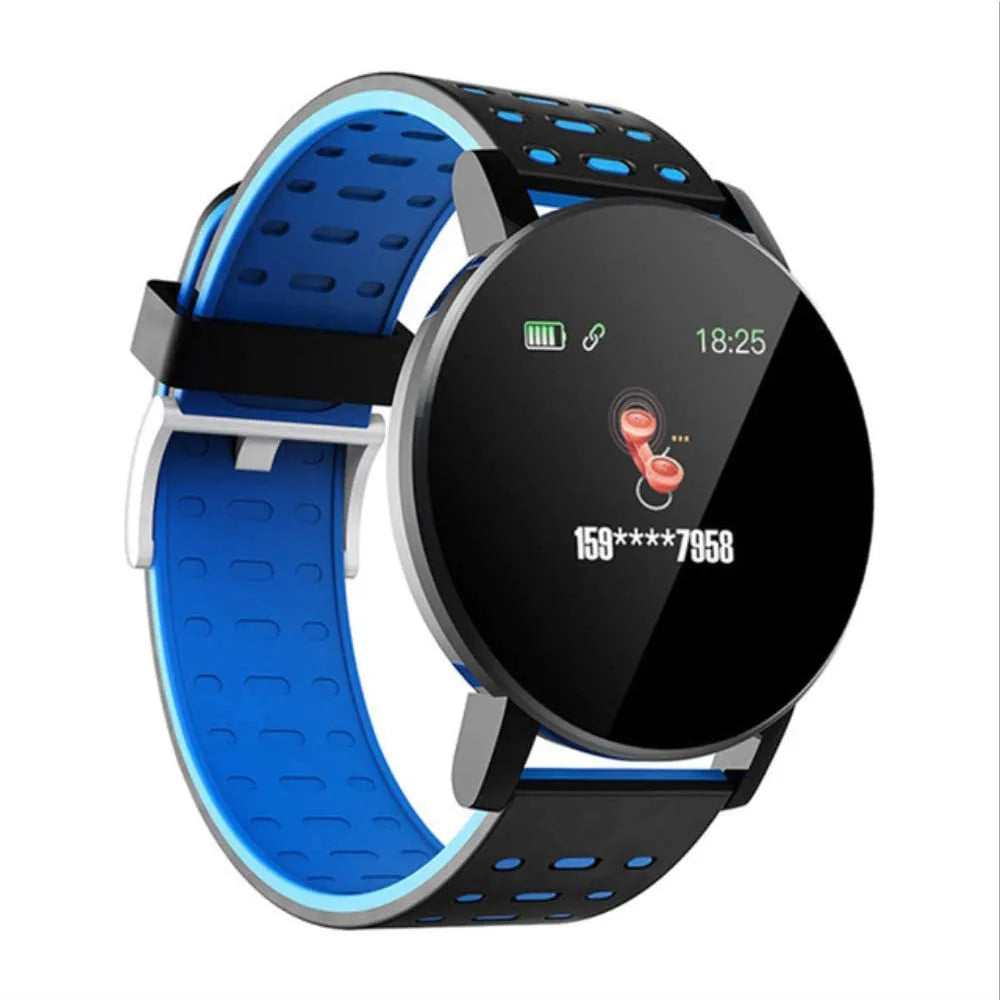Vibe Geeks Bluetooth Smartwatch Blood Pressure Monitor Unisex and Fitness Tracker- USB Charging-7