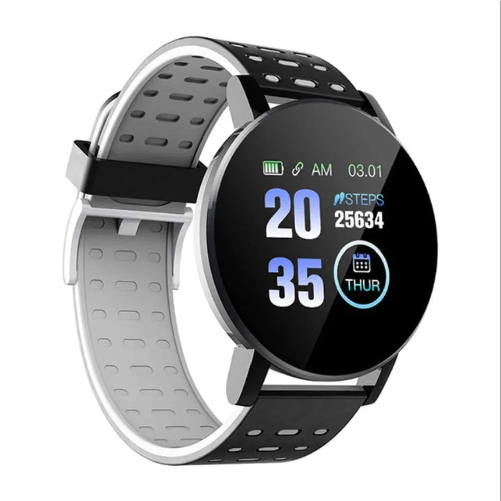 Vibe Geeks Bluetooth Smartwatch Blood Pressure Monitor Unisex and Fitness Tracker- USB Charging-8