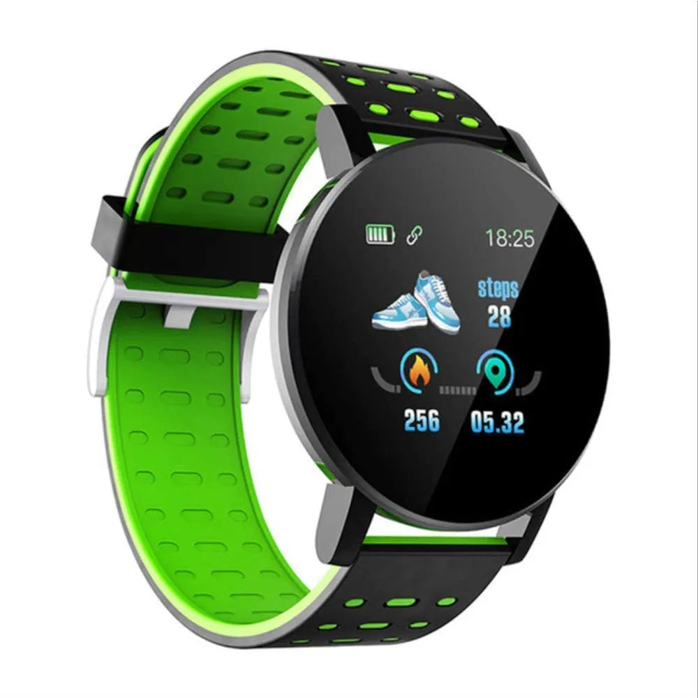 Vibe Geeks Bluetooth Smartwatch Blood Pressure Monitor Unisex and Fitness Tracker- USB Charging-5