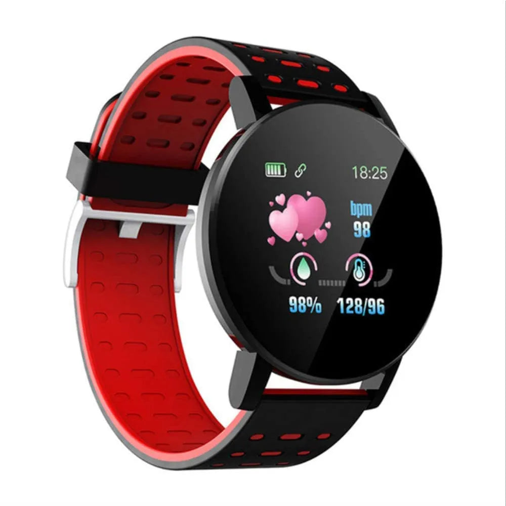 Vibe Geeks Bluetooth Smartwatch Blood Pressure Monitor Unisex and Fitness Tracker- USB Charging-6