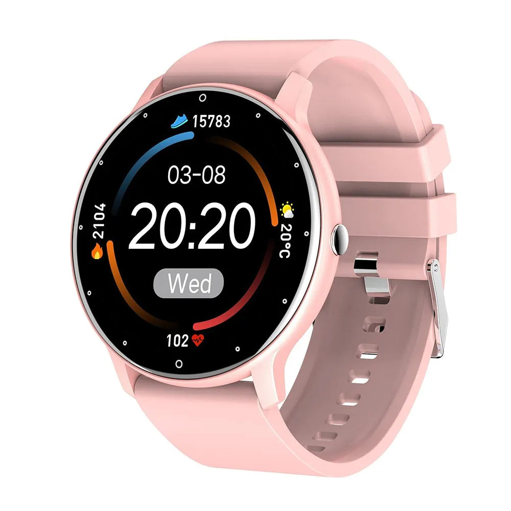 Vibe Geeks Full Touch Screen Activity and Health Monitor Smartwatch- Magnetic Charging-7