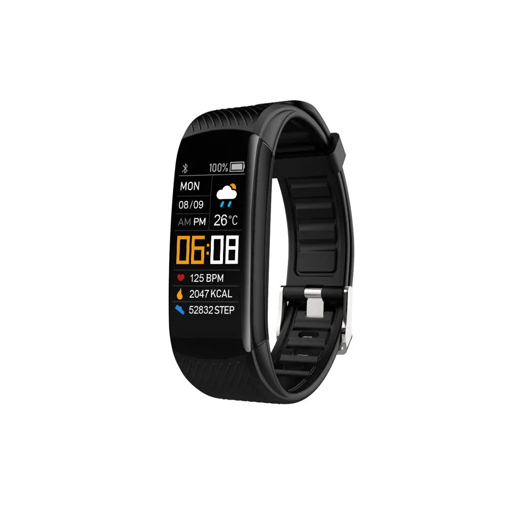Vibe Geeks USB Rechargeable Touch Screen Fitness Activity Tracker Smartwatch-0