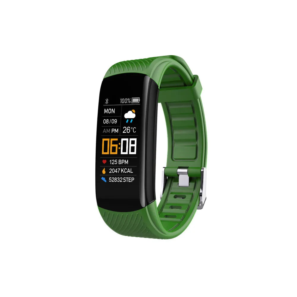 Vibe Geeks USB Rechargeable Touch Screen Fitness Activity Tracker Smartwatch-6