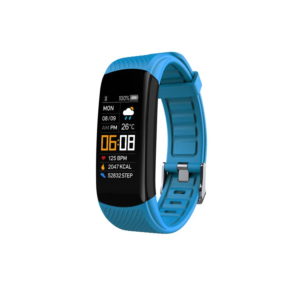 Vibe Geeks USB Rechargeable Touch Screen Fitness Activity Tracker Smartwatch-3