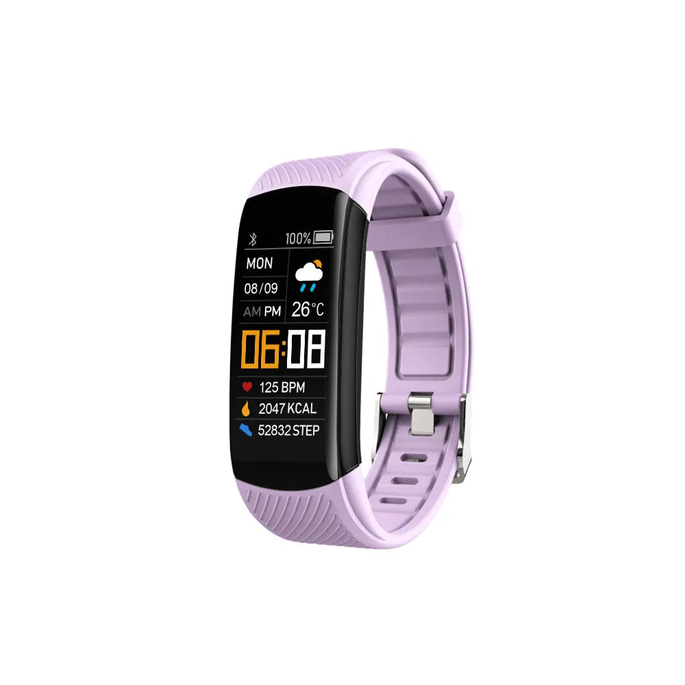 Vibe Geeks USB Rechargeable Touch Screen Fitness Activity Tracker Smartwatch-4