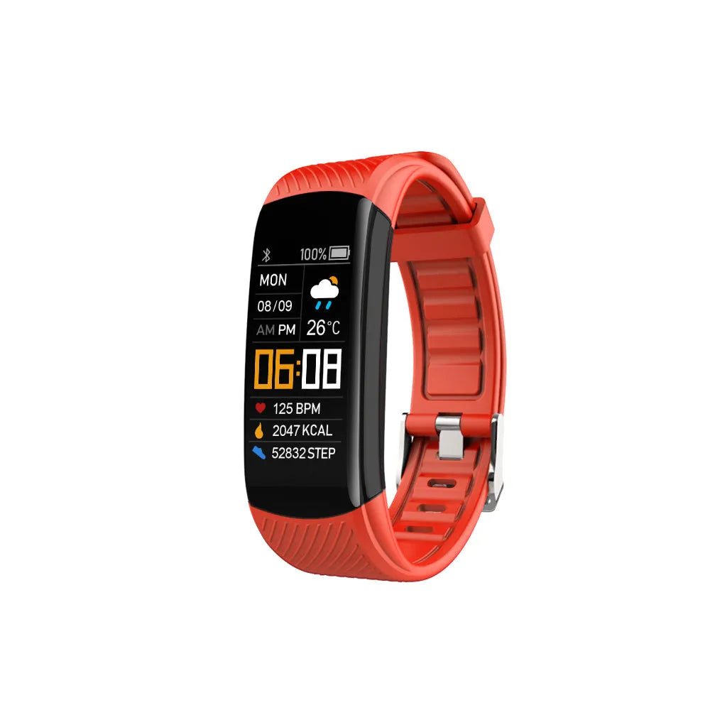 Vibe Geeks USB Rechargeable Touch Screen Fitness Activity Tracker Smartwatch-8