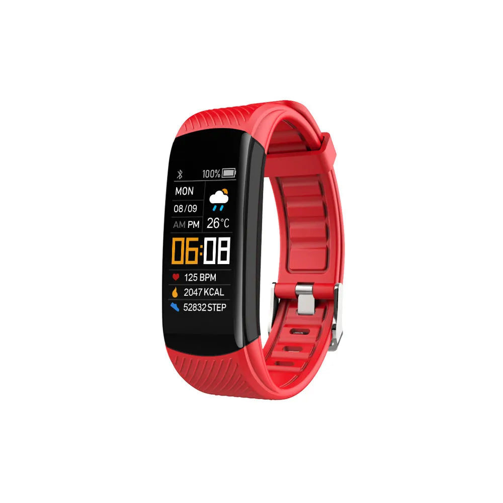 Vibe Geeks USB Rechargeable Touch Screen Fitness Activity Tracker Smartwatch-11