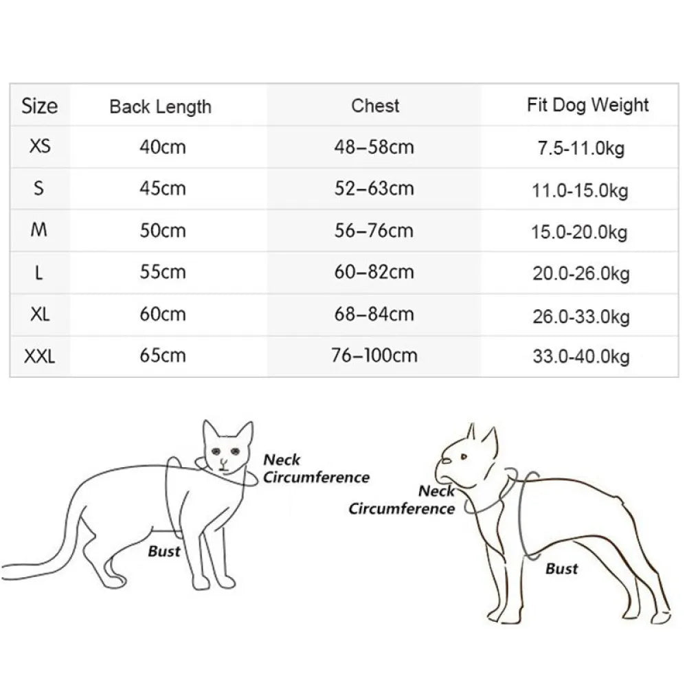 Vibe Geeks Cotton Padded Warm Thickened Reflective Winter Pet Clothes-1