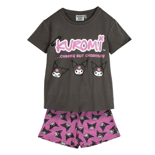 Summer Pyjama Hello Kitty Dark grey-0