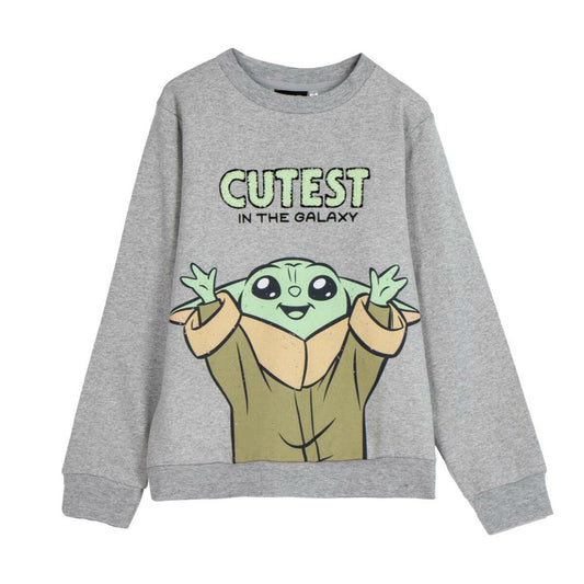 Sweatshirt without Hood The Mandalorian Beige-0