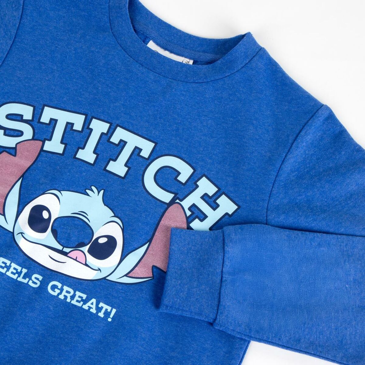 Sweatshirt without Hood Stitch Dark blue-1