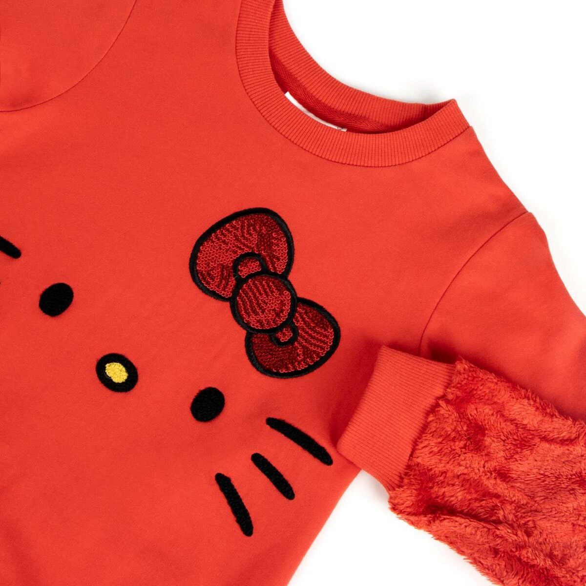 Sweatshirt without Hood Hello Kitty Red-1