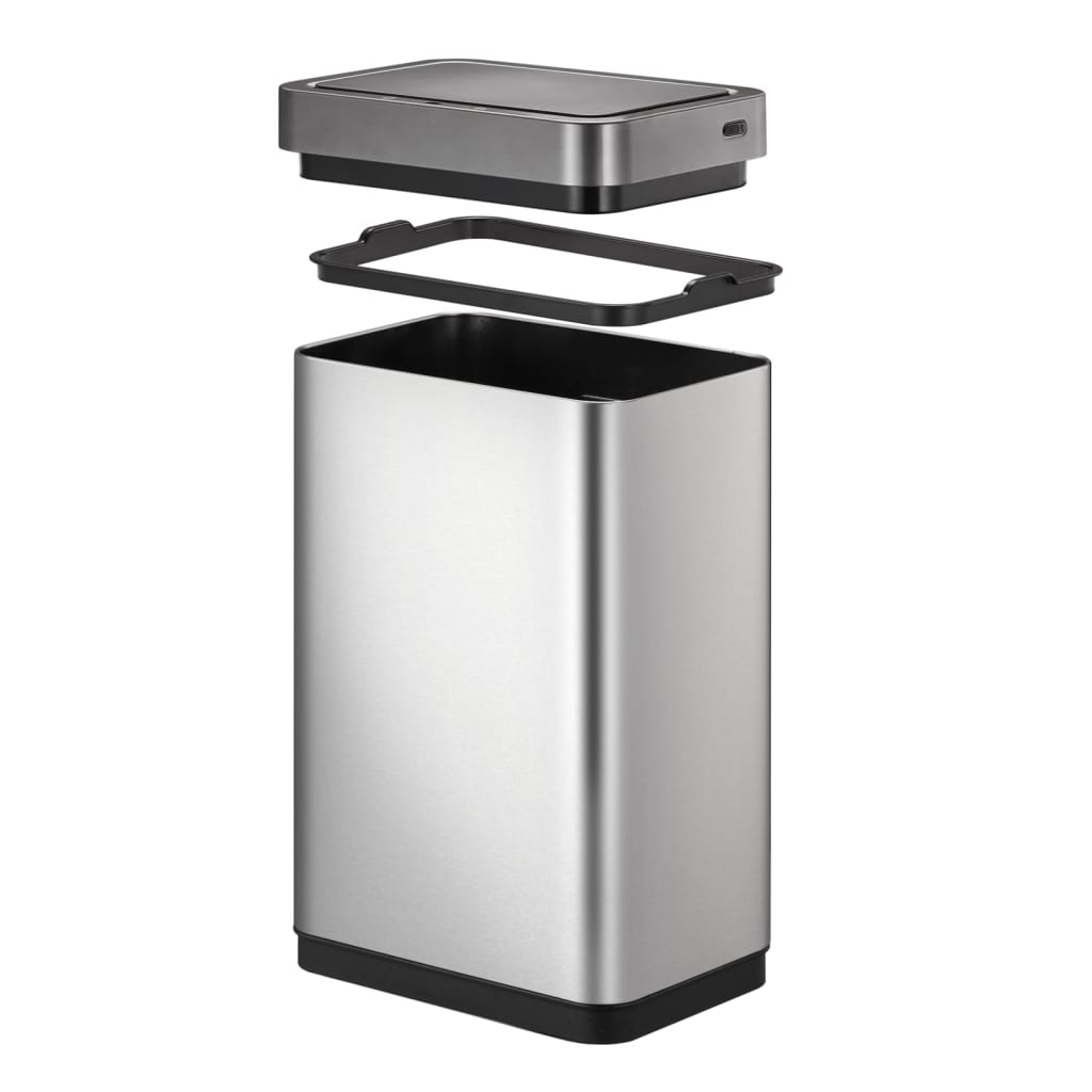 Vuilnisbak met sensor Mirage X 80 L matzilverkleurig