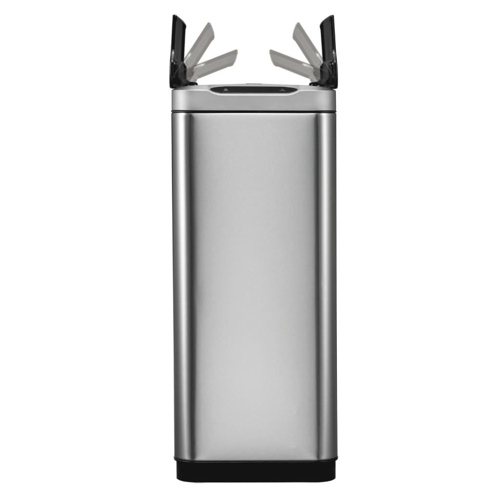 Vuilnisbak met sensor Phantom 2x20 L matzilverkleurig