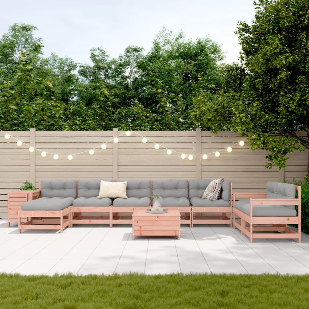 10-delige Loungeset massief douglas vurenhout