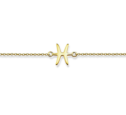 Zodiac Vissen Armband Gold-Plated ZB003G Jwls4u-0