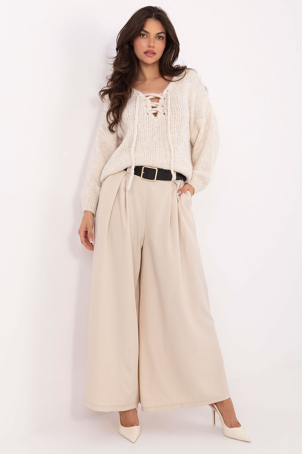 Women trousers model 220023 Italy Moda