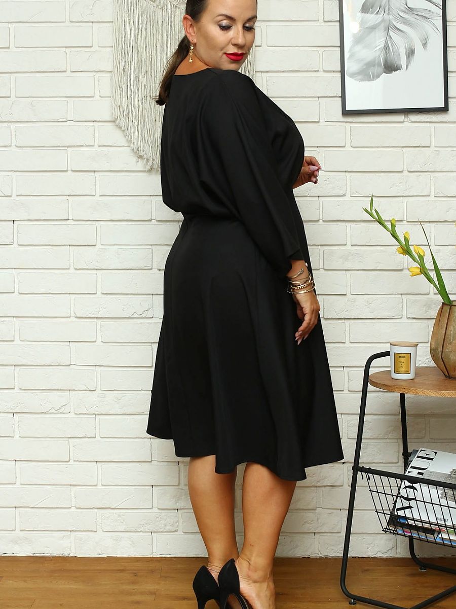 Plus size dress model 168959 Karko-3