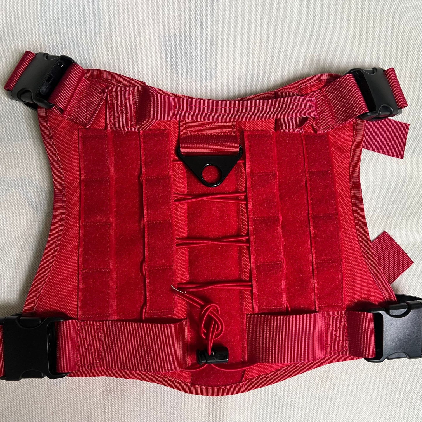 Tactical large dog vest dog patrol equipment pet dog clothes K9 chest strap-15