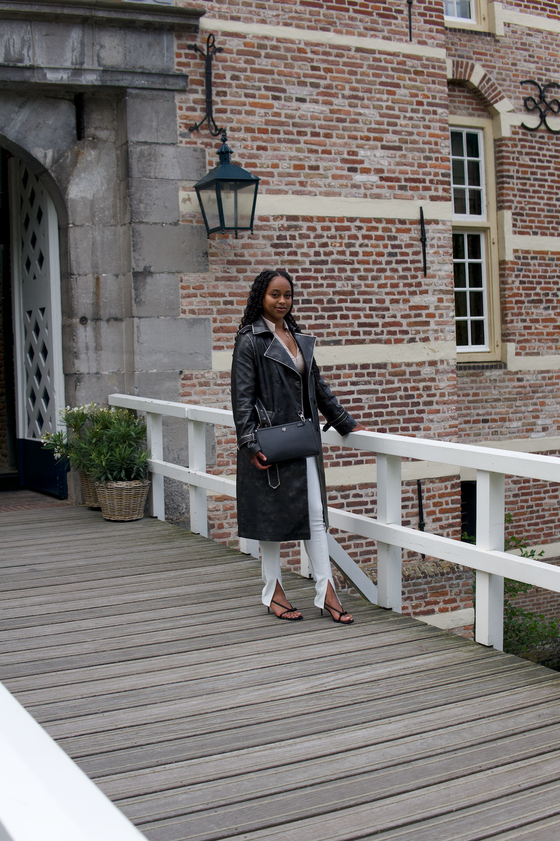 Trenchcoat leatherlook-4