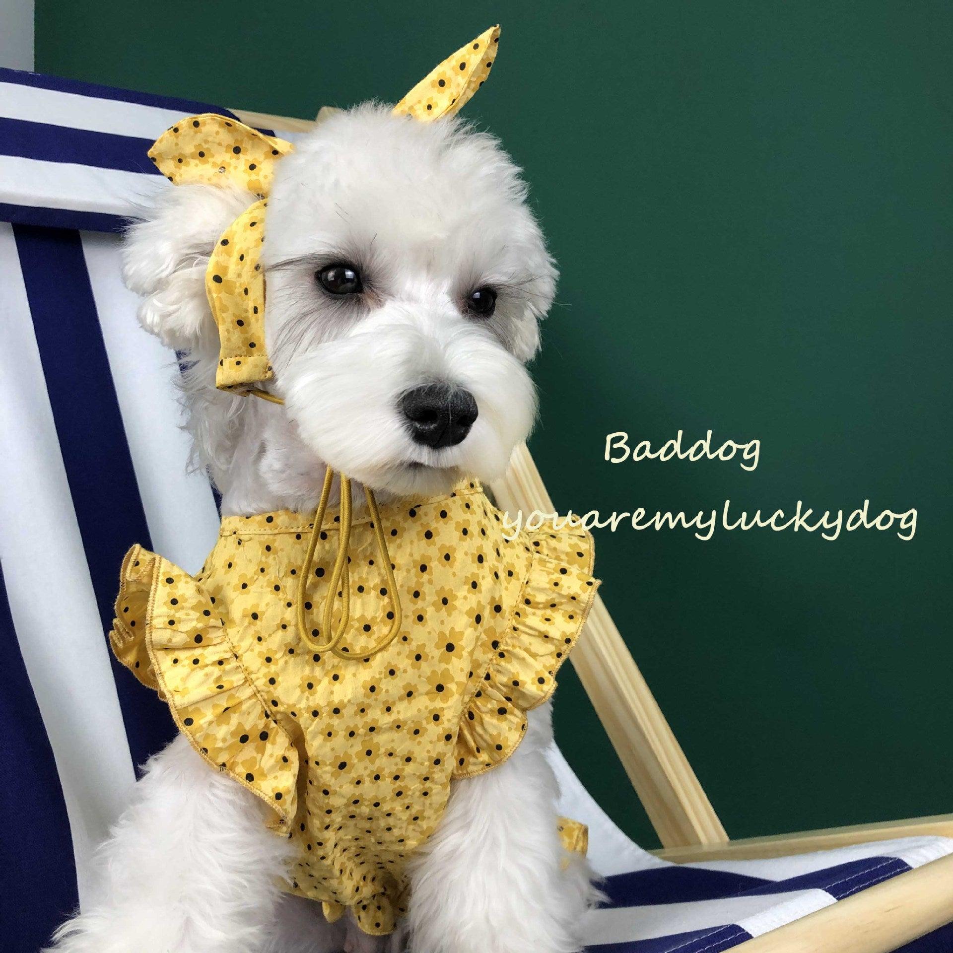 Summer Breeze Dog Dress: Stylish And Lightweight Pet Clothes For Small Dogs-4
