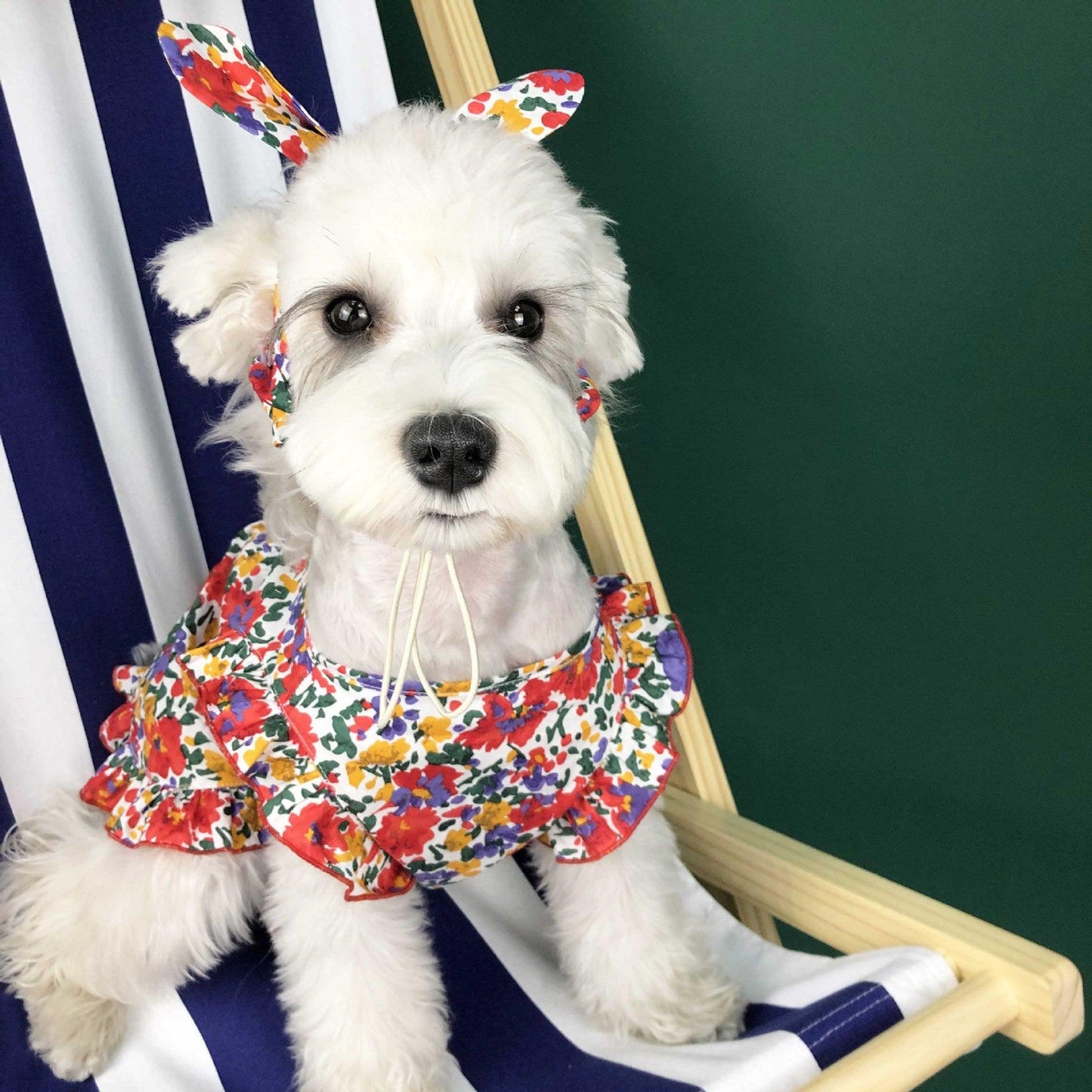 Summer Breeze Dog Dress: Stylish And Lightweight Pet Clothes For Small Dogs-0