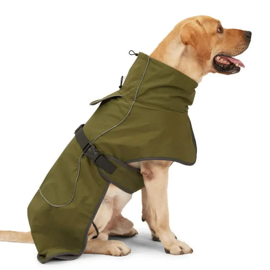 Vibe Geeks Cotton Padded Warm Thickened Reflective Winter Pet Clothes-0