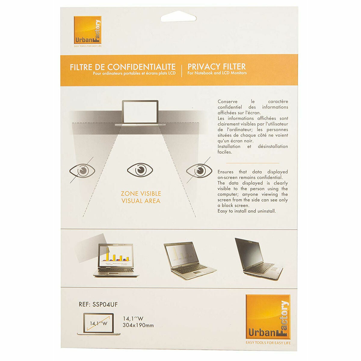 Screen Protector Urban Factory SSP04UF 14.1"-1