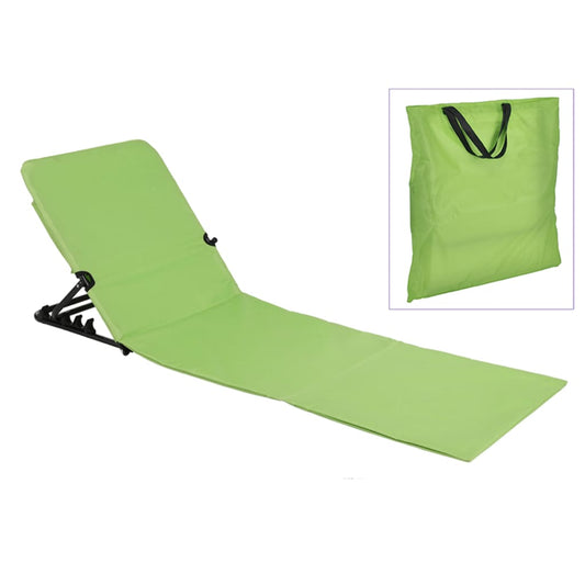 Strandmat stoel opvouwbaar PVC groen