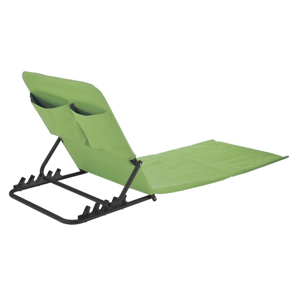 Strandmat stoel opvouwbaar PVC groen