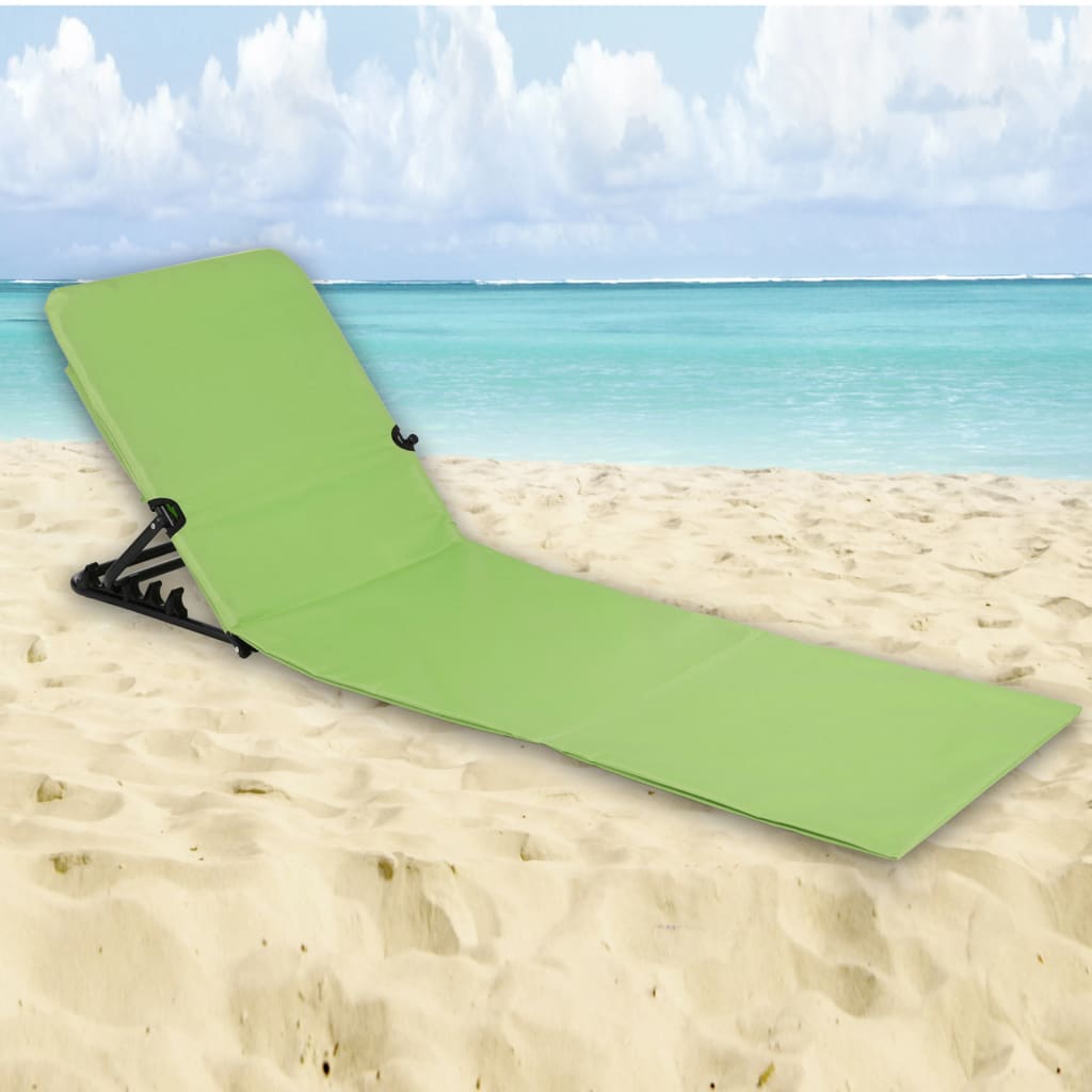 Strandmat stoel opvouwbaar PVC groen
