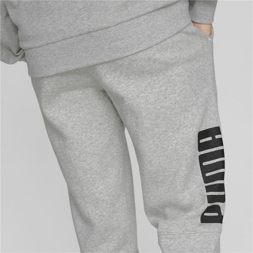 Adult's Tracksuit Bottoms Puma Power Grey Men-5