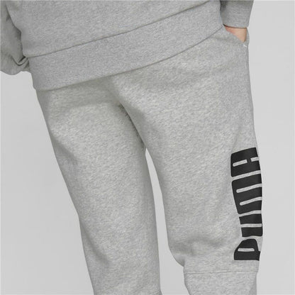 Adult's Tracksuit Bottoms Puma Power Grey Men-5