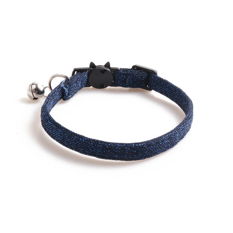 Stylish Cloth Cat Collar - Vibrant And Durable!-5