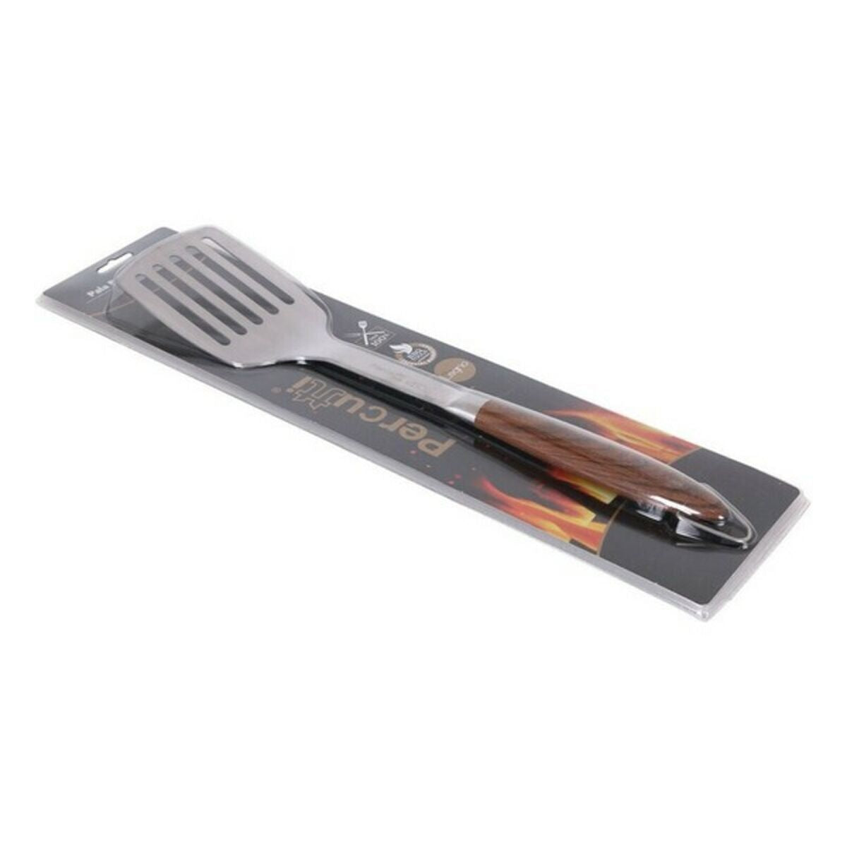 Spatula Percutti Steel Wood 53 x 13 x 3 cm (53 x 13 x 3 cm)-0