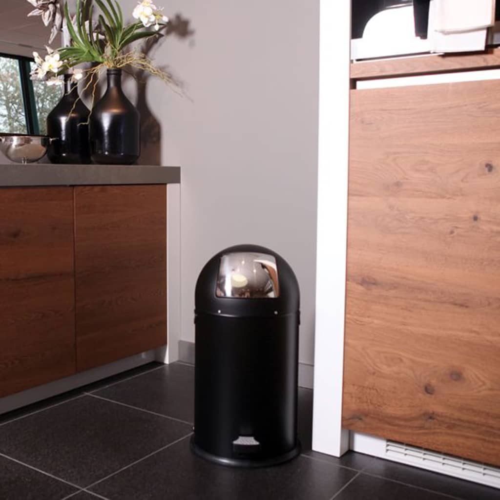 Afvalbak Kickcan 33 L matzwart