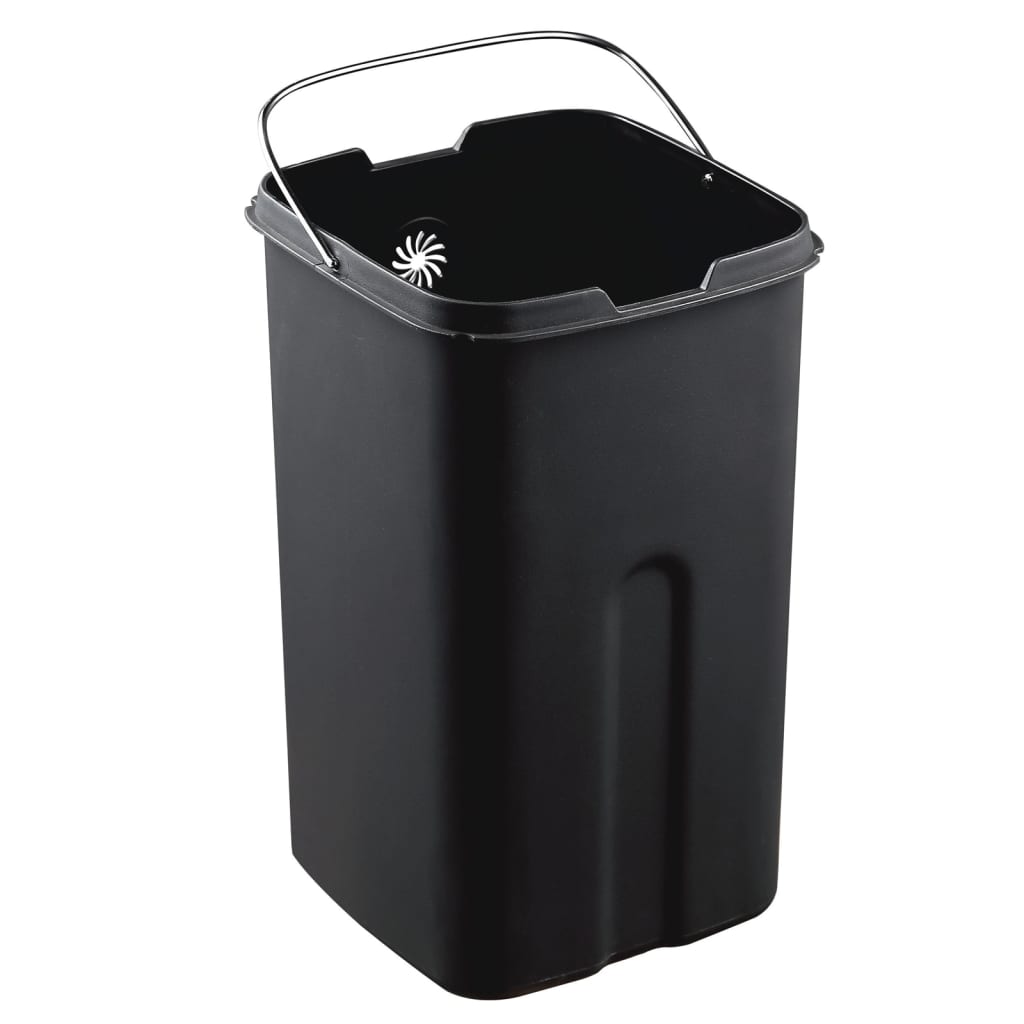 Afvalbak Laguna 35 L matzilverkleurig