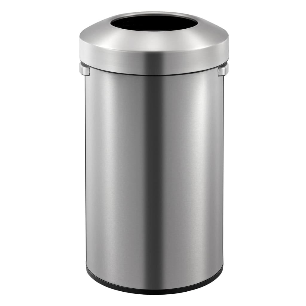 Afvalbak Urban 90 L matzilverkleurig
