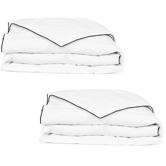 Winterdekbedden 2 st 155x220 cm dons