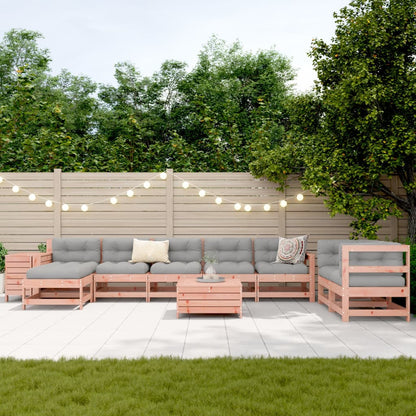 10-delige Loungeset massief douglas vurenhout