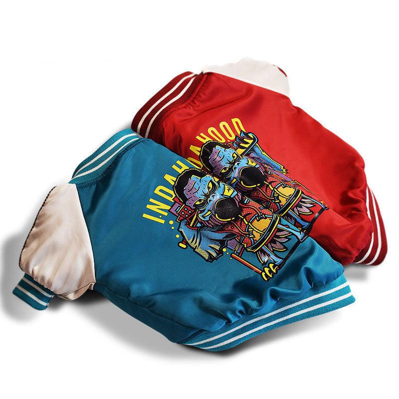 Stylish Dog Shiny Cotton Jacket - Two-Legged Clothes-0