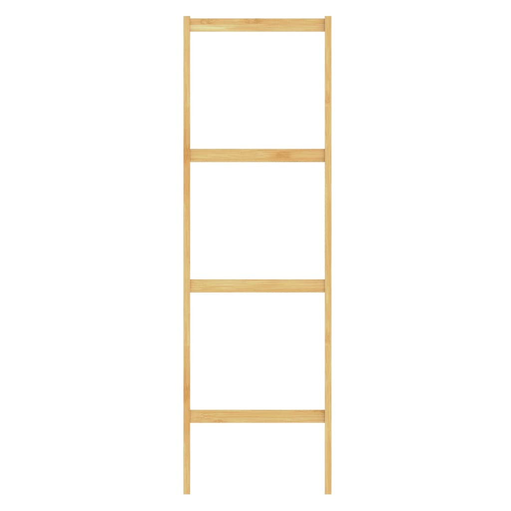 Badkamerrek met 4 schappen 34x33x110 cm bamboe