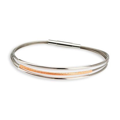 Gala Design Armband Tripple Round Rosé J0024-0