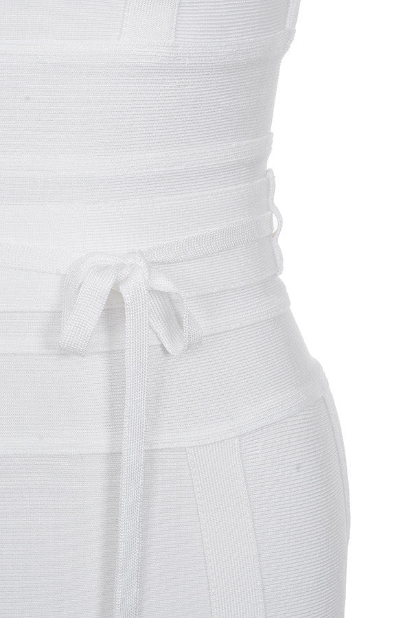 Bandage dress white-3