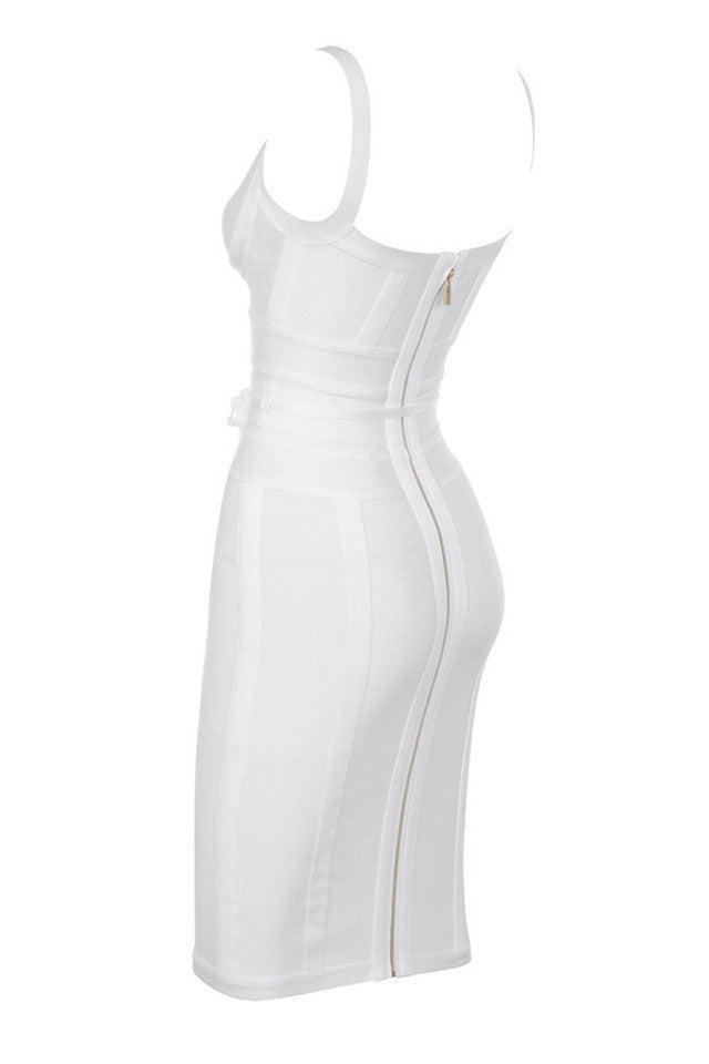 Bandage dress white-4