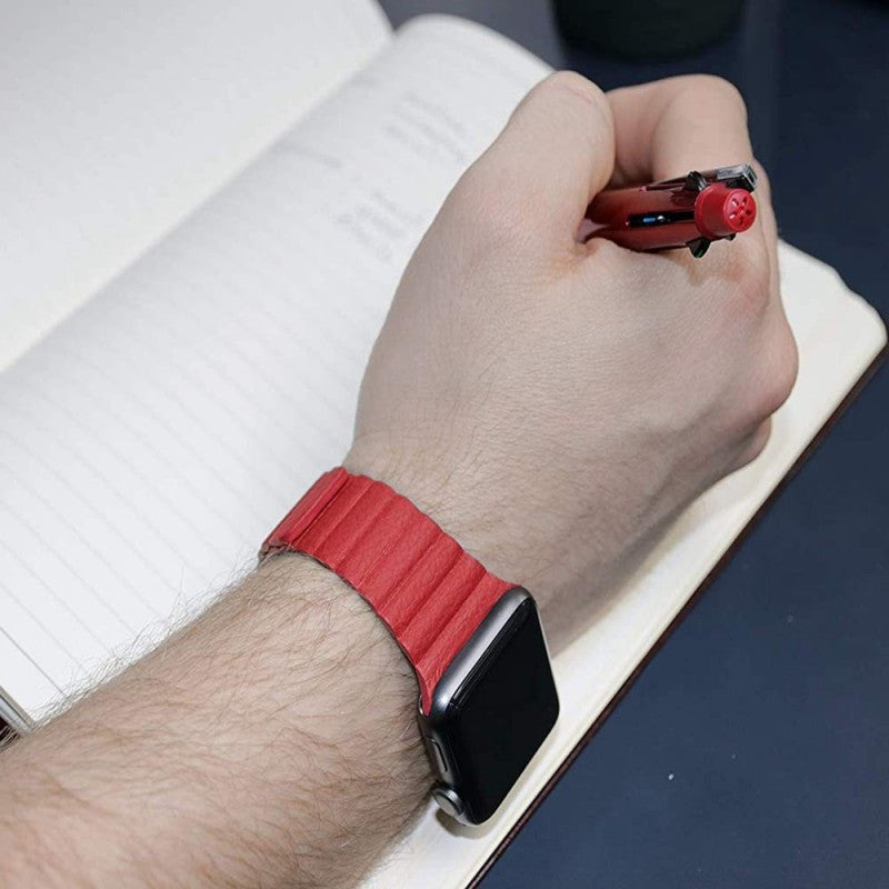Apple Watch mágneses bőr szíj 38mm/40mm-7