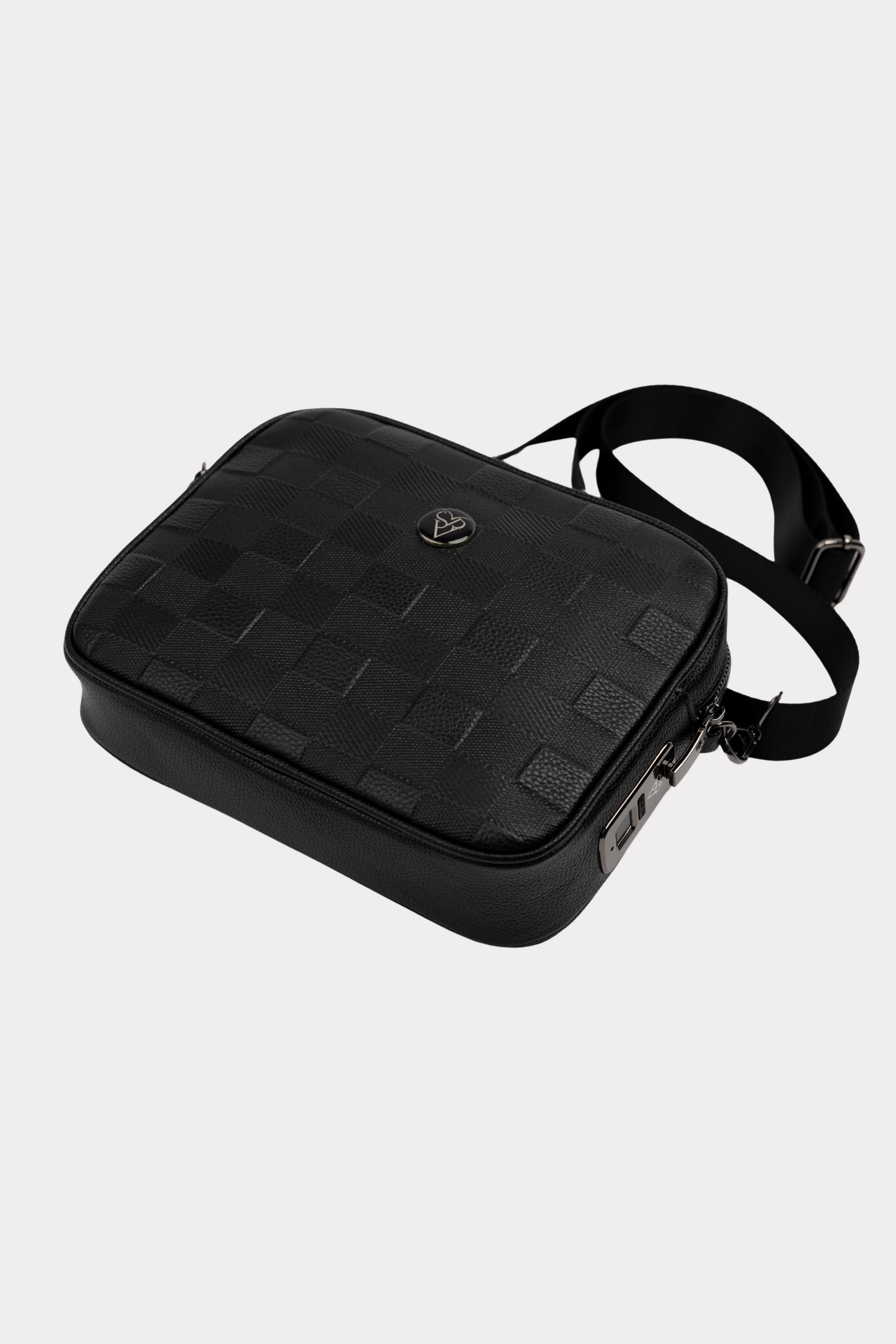 Schoudertas blokpatroon-0