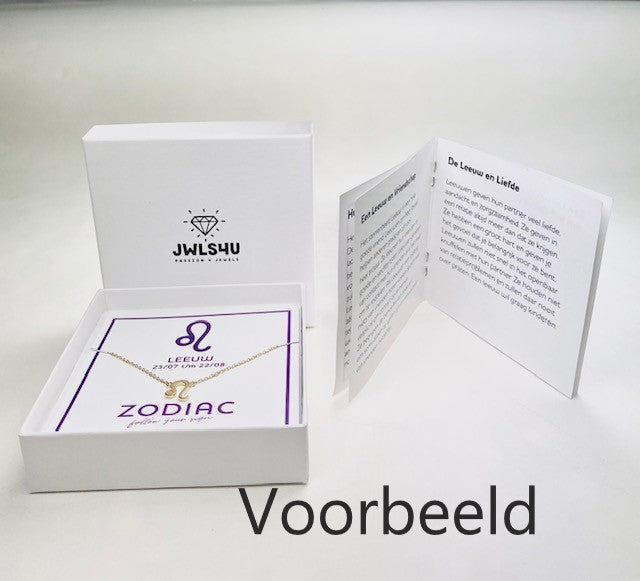 Zodiac Weegschaal Ketting Zilver ZN010S-1