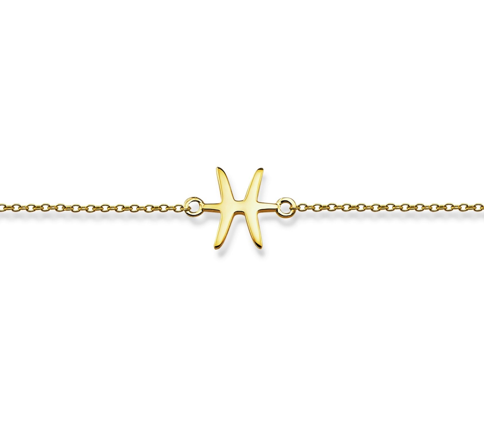 Zodiac Vissen Armband Gold-Plated ZB003G Jwls4u-0