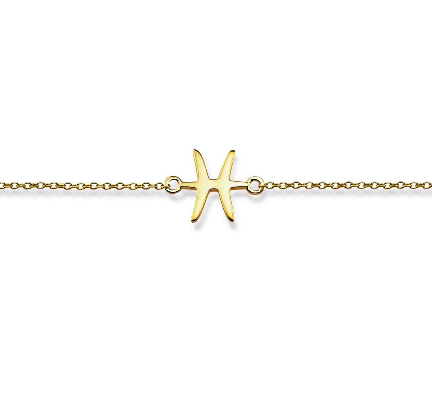 Zodiac Vissen Armband Gold-Plated ZB003G Jwls4u-0